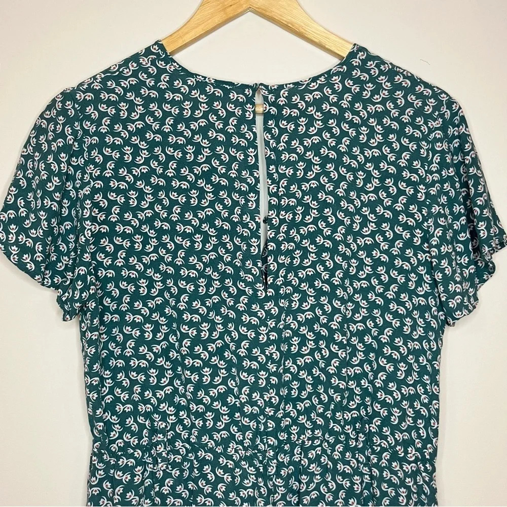 Rails Sophia Lotus Printed Buttons Summer Romper - image 8